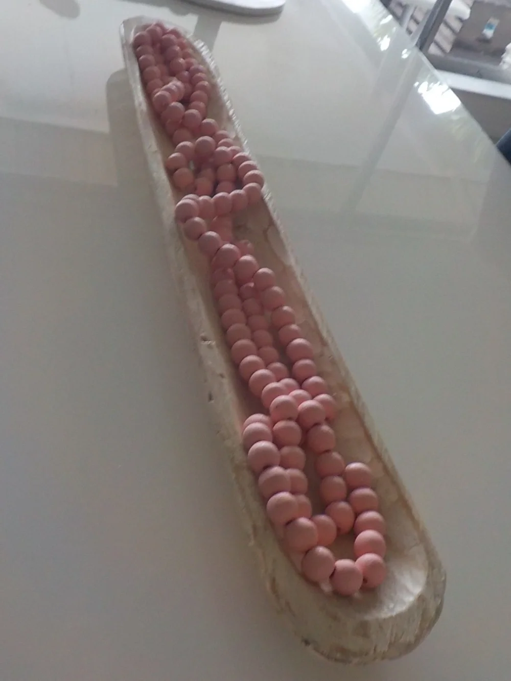 Long Balsa Wood Centerpiece